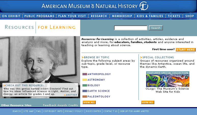 Redesigned Home Page