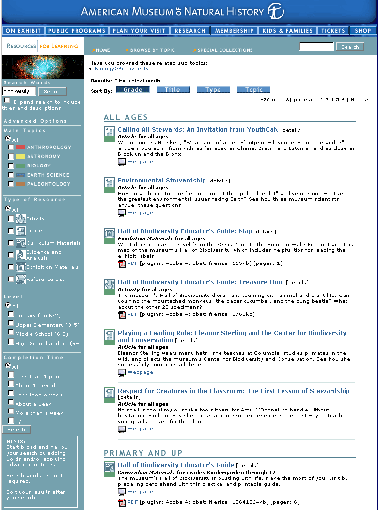 Search Results