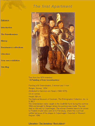 A Painting of Four Greenlanders