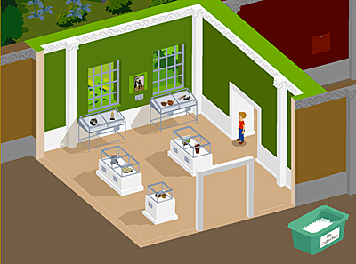 An exhibition room
