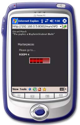 Screen Shot: Detecting the user's room