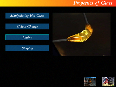 Fig 10: Properties of Glass video screen