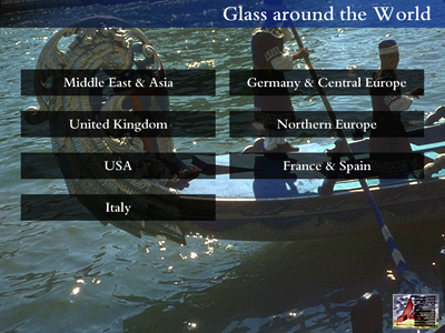 Fig. 3: Glass Around the World choice screen with crumb trail icon