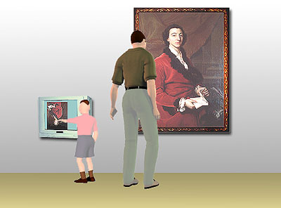 a possible museum setting