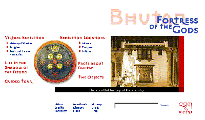 Figure 3  Home page: www.bhutan.at/english/b-home/start.php3