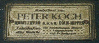 Fig. 2: Peter Koch label sticker