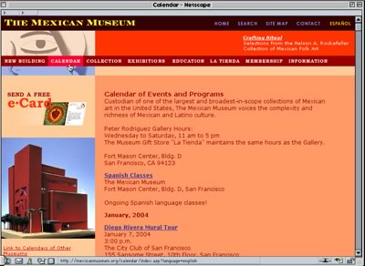 Screen Shot: Mexican Museum