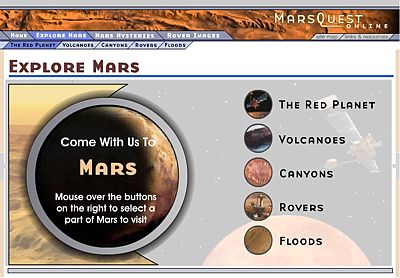 Screen Shot: Come with us to Mars, The Red Planet, Volcanoes, Canyons, Rovers, Floods 