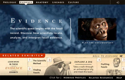 Evidence ... the scientific quest begins with the fossil record ... 