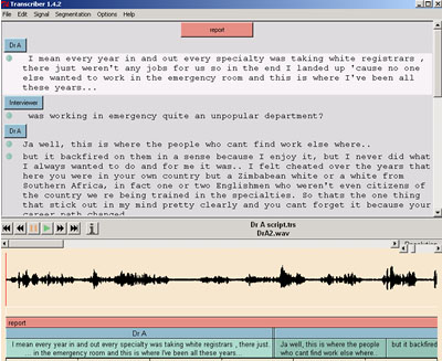 Transcription tools