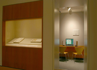 Photograph: learning stations off the galleries