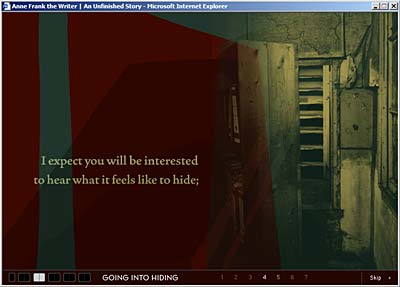 I expect you will be interested to hear what it feels like to hide