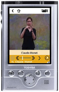 Guide signing in BSL