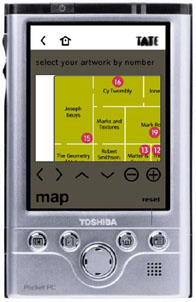 Tour Screen Shot -- Gallery Map