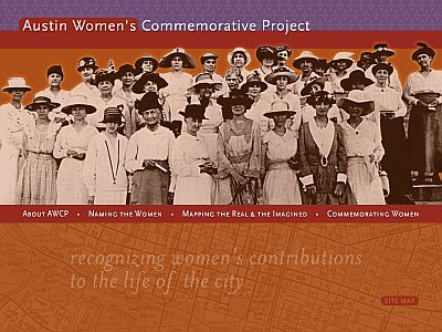 Screen Shot: Austin Women's Commemorative Project