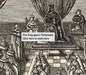 Fig 3:  Looking at an interactive - here&rsquo;s the King opening Parliament