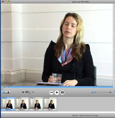 Fig 11: Select the first clip in your Clip Viewer/Timeline