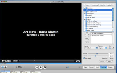 Fig 15: Click preview to view the title in the Preview Window