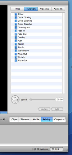 Fig 18: Click around the grey area below the Playhead bar to show the clips separated by tiny line breaks