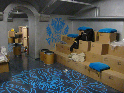 Fig. 14 – 16 : Work in progress in the basement of the Archive of the province Drenthe