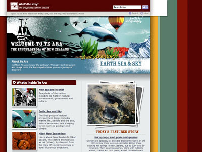 home page