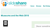 Museums and the Web 2010 on Slideshare