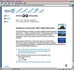 link to animal tracking page on AWI site